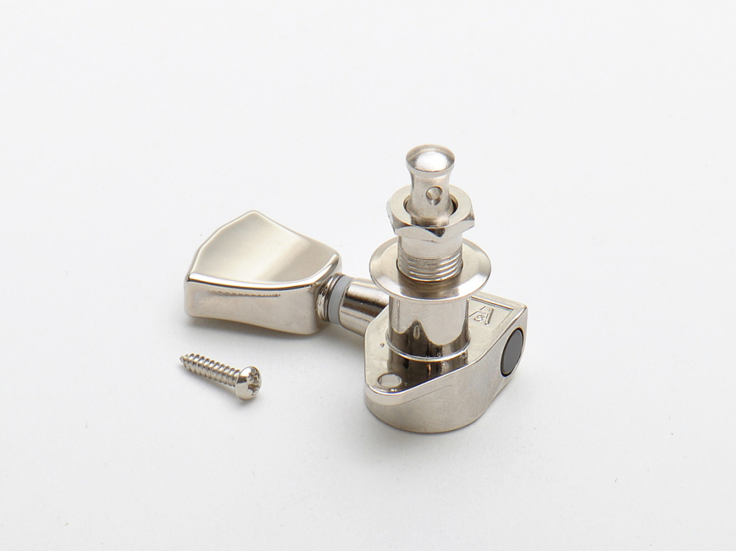 Kluson modern roundback tulip nickel 3+3