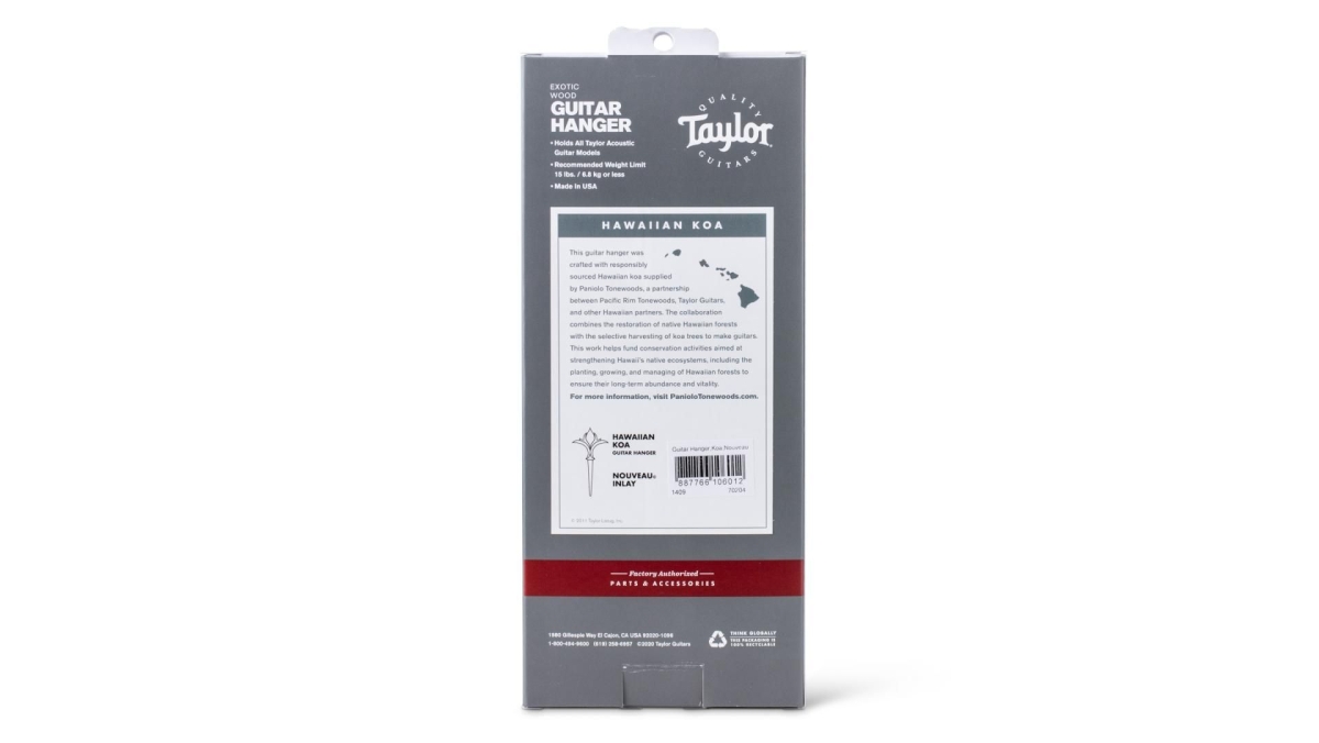 Taylor Nouveau Wall Hanger Koa