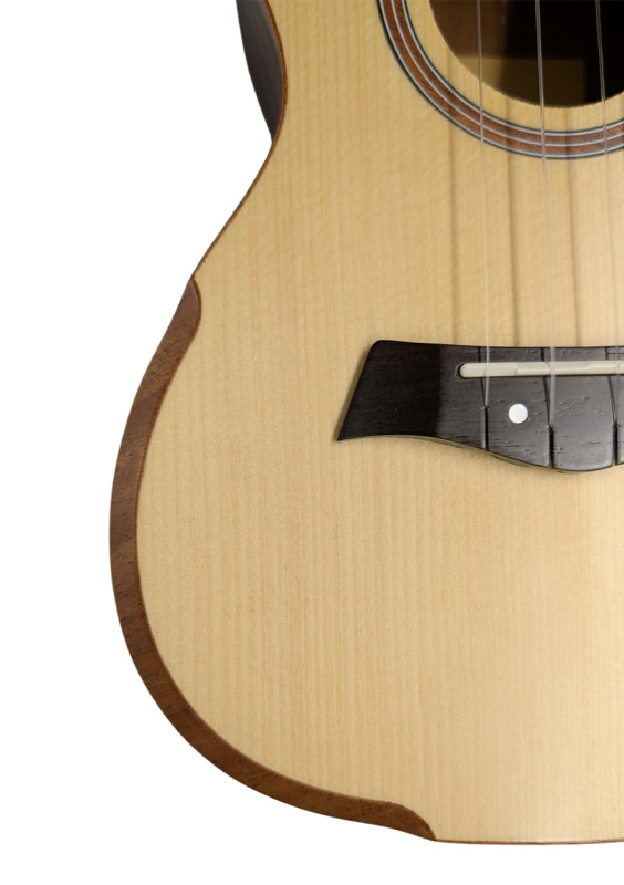 Shape W38-CUTLEAN-SK-C, Konzertukulele, Fichte massiv/Koa, Cutaway, Armrest