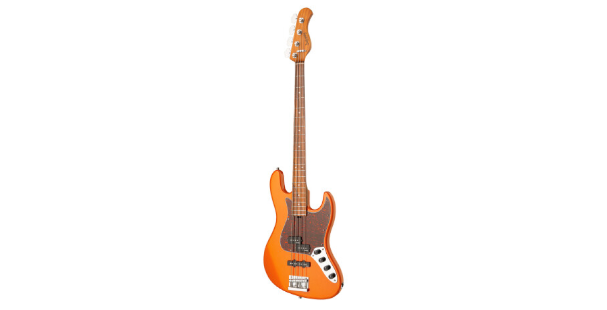 Sadowsky MetroExpress 21-Fret Hybrid P/J Bass, Morado Fingerboard, 4-String - Solid Candy Apple Orange Metallic High Polish