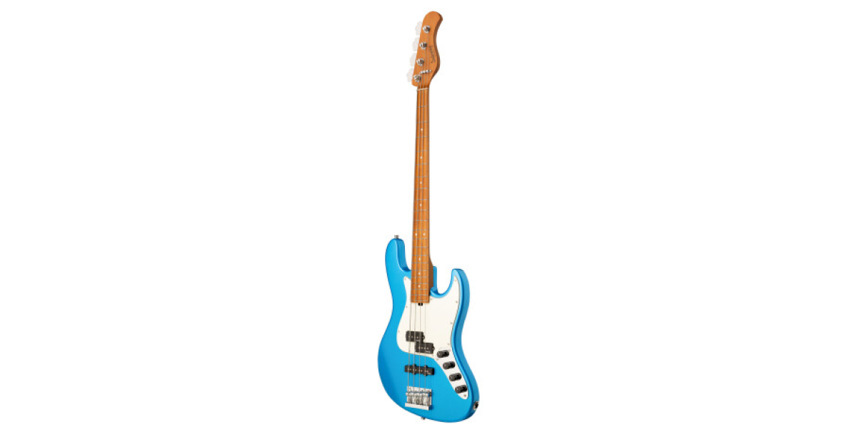 Sadowsky MetroExpress 21-Fret Hybrid P/J Bass, Roasted Maple Fingerboard, 4-String - Solid Ocean Blue Metallic High Polish