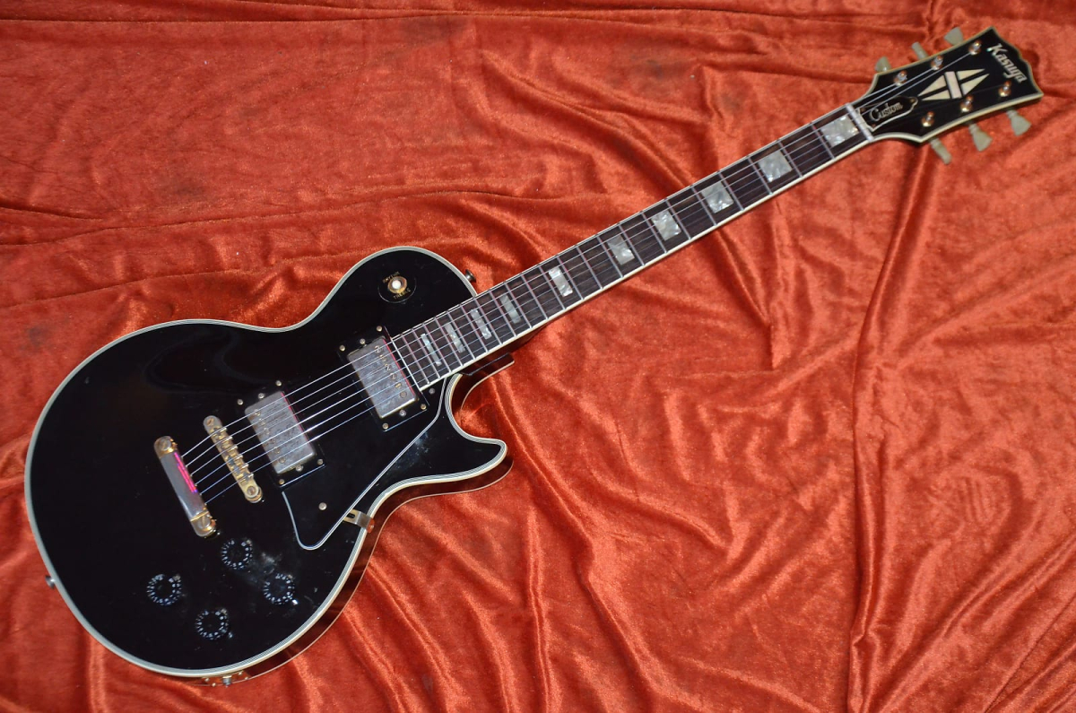 Kasuga Les Paul Custom real vintage made in Japan 1975/76 Lawsuit Black Beauty extremely rare!