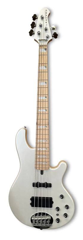 Lakland Skyline 55-02 Custom Bass, 5-String - White Pearl Gloss, **Demomodell**