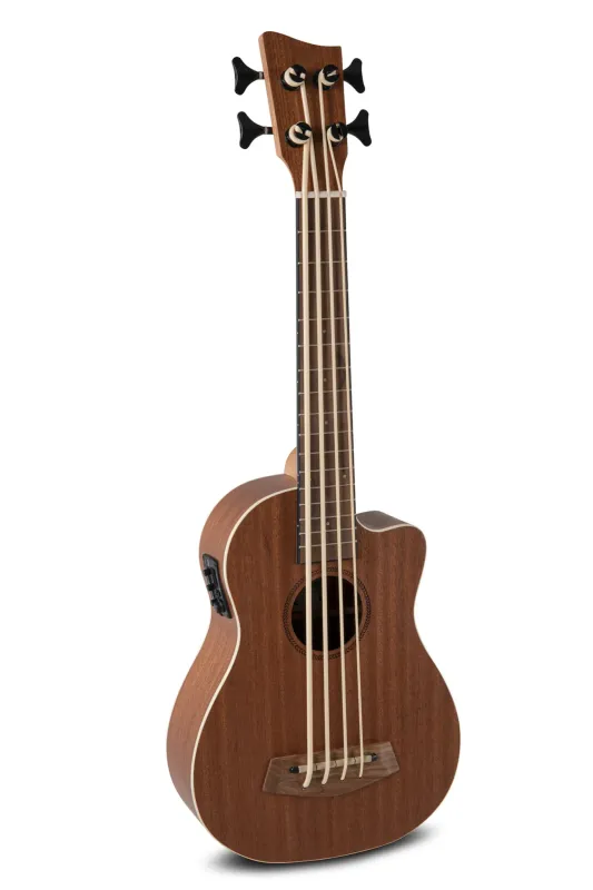 VGS Manoa Kaleo K-BS-CE Ukebass, Pickup, Cutaway, inkl. Gigbag
